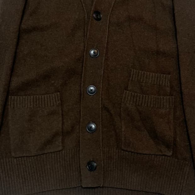 유니클로 x 질 샌더 메리노 울 쓰리 포켓 가디건 L