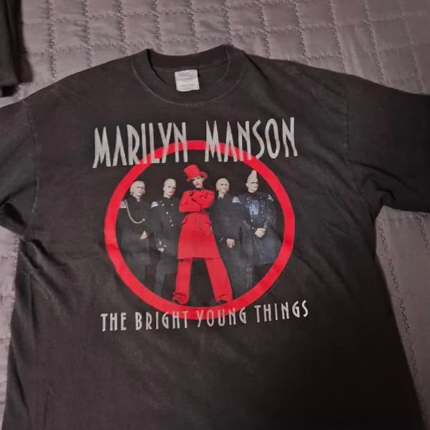 00s 마릴린맨슨 반팔티 XL