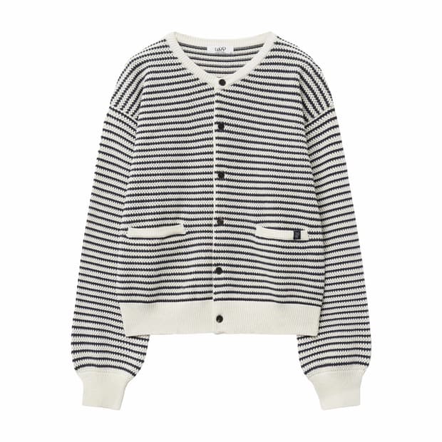 엘무드 브레통 코튼 라운드 가디건 팝니다