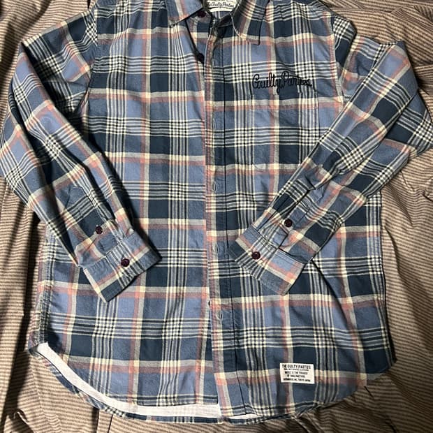 [L] 와코마리아 체크 셔츠