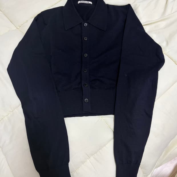 오라리 하이거즈 니트 가디건 