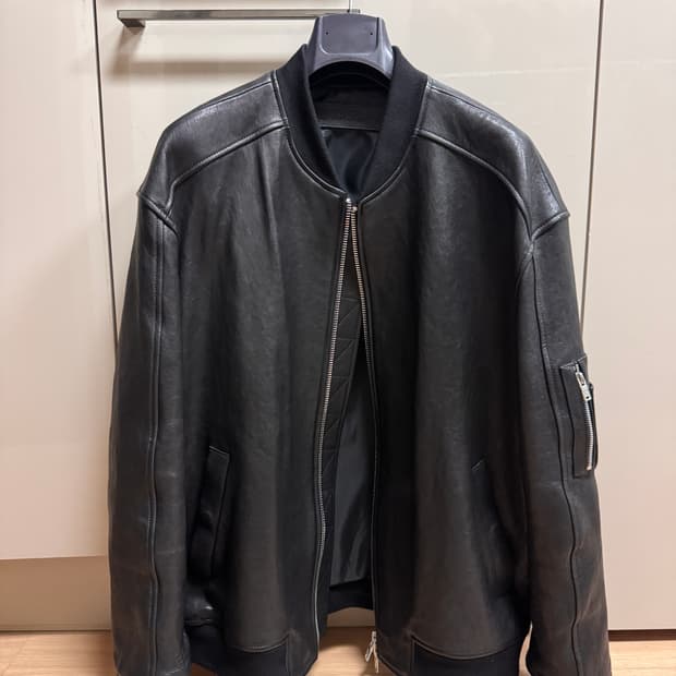 느와르 라르메스 MA-1 가죽자켓 50