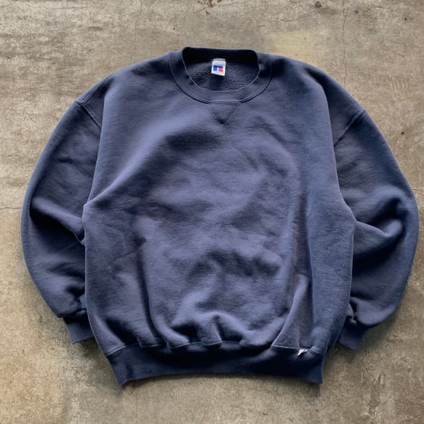 90s 러셀 애슬레틱 튜블러 크루넥 스웻셔츠