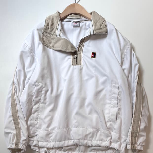 Nike 나이키 테니스로고 아이보리/베이지 아노락