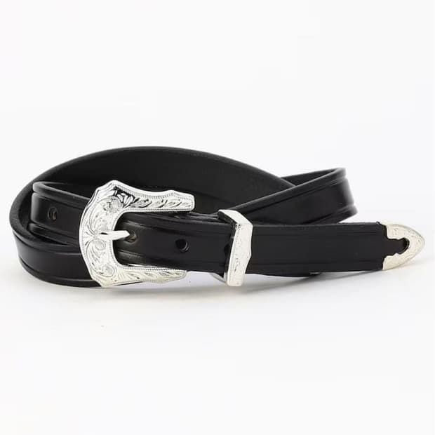 새상품) TORY LEATHER 웨스턴 벨트 블랙  30