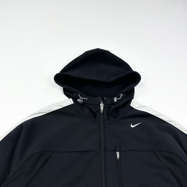 나이키 써마핏 블랙 풀오버 후드집업 (XL)