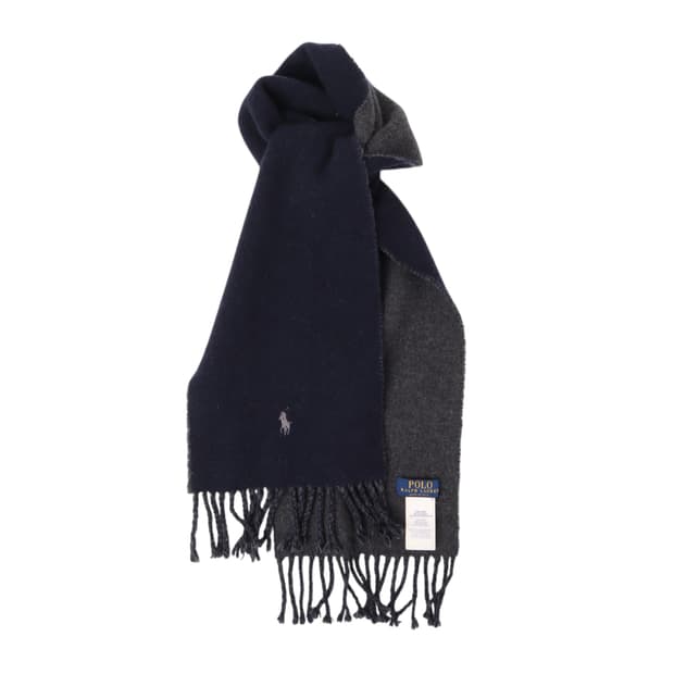 폴로 랄프로렌 이태리 울 챠콜 머플러