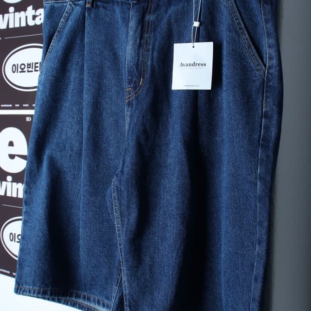 (2XL) 어반드레스 반바지 팬츠 새상품 빅사이즈 버뮤다 청-P9892