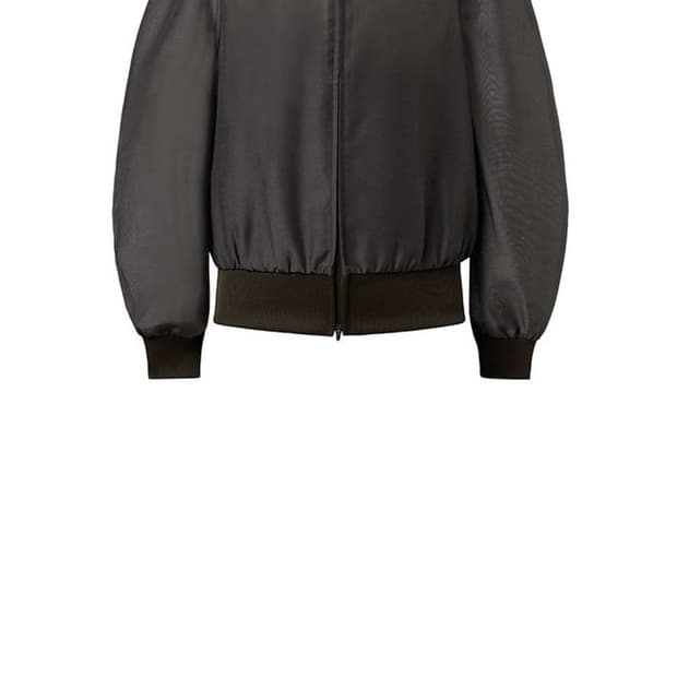 아모멘토 모크넥 오간자 점퍼 25SS