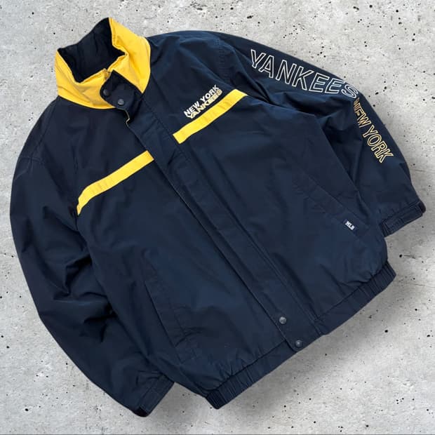 [100] MLB 뉴욕 양키스 네이비 바람막이 자켓 B485