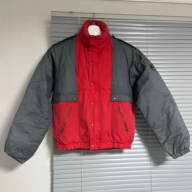 80s 몽클레어 * 아식스 콜라보 스키웨어 패딩