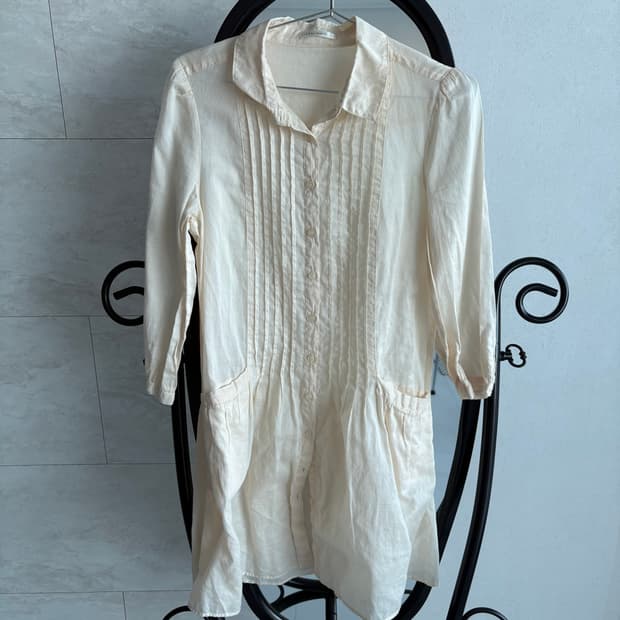 pintuck shirt dress