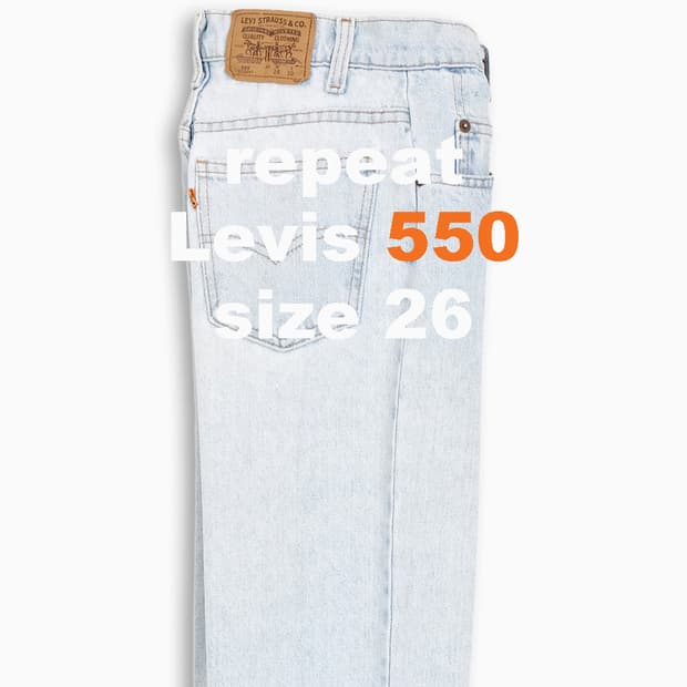 리바이스 550 오렌지탭 26사이즈 OR5502602