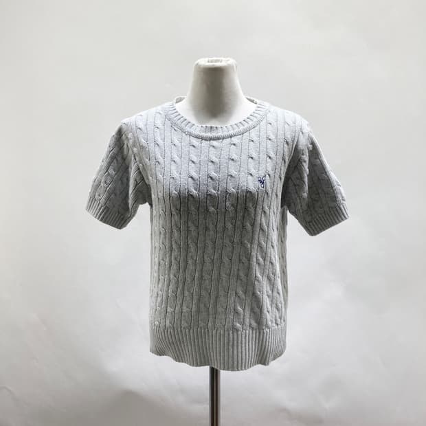 드파운드 여성 니트반팔 그레이 F 영구제 