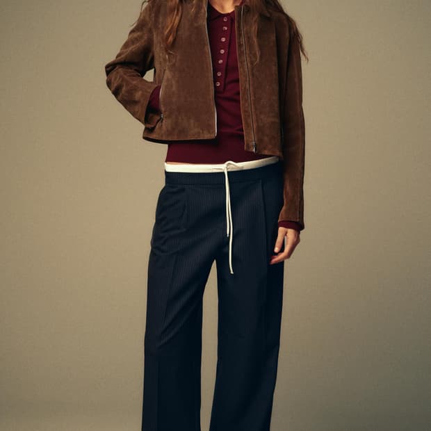 자라 더블웨이스트 와이드팬츠