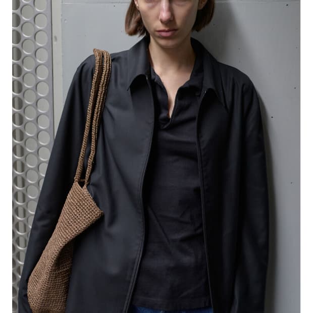 Mudule French polo black 2 구합니다