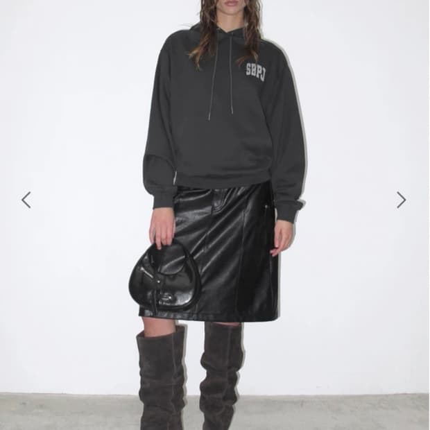 선번프로젝트 SBPJ Star Hoodie, CHARCOAL