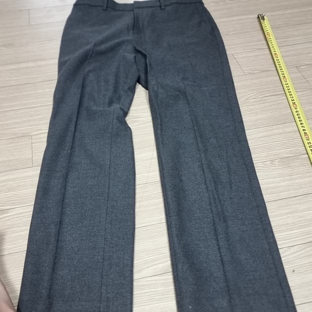 유니클로 회색 모직 바지 슬랙스(실측)