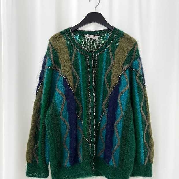 vintage mohair blend cardigan 