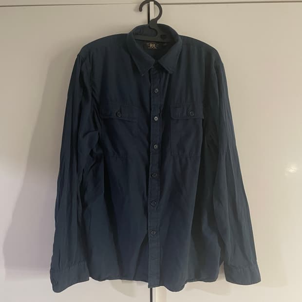 RRL 더블알엘 네이비 셔츠