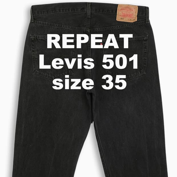 빈티지 리바이스 501 35 사이즈 LV50136311