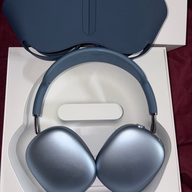 에어팟맥스 c타입 하늘색