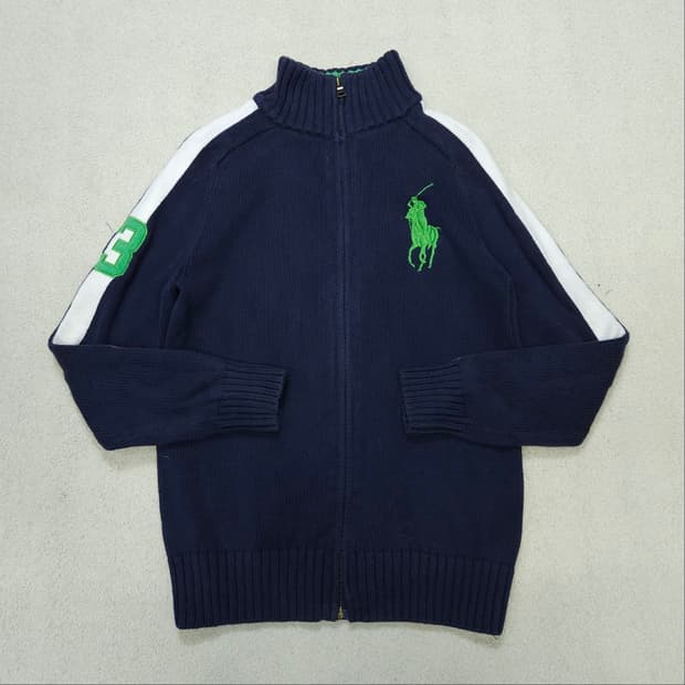 폴로 랄프 로렌 빅포니 니트 집업 L14-16