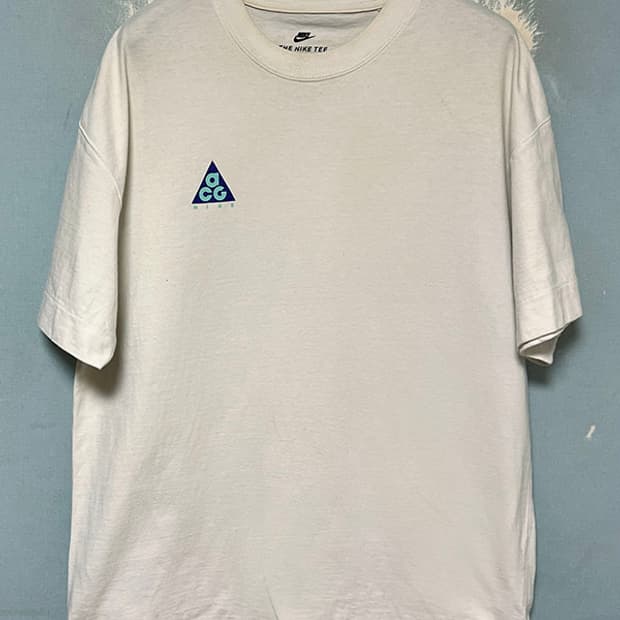 NIKE 나이키 ACG 그린 네오 남자 반팔티 화이트 캐주얼 L 100