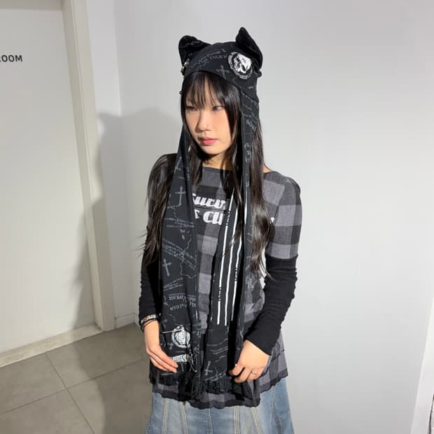 매드펑크 래빗 이어 햇 모자