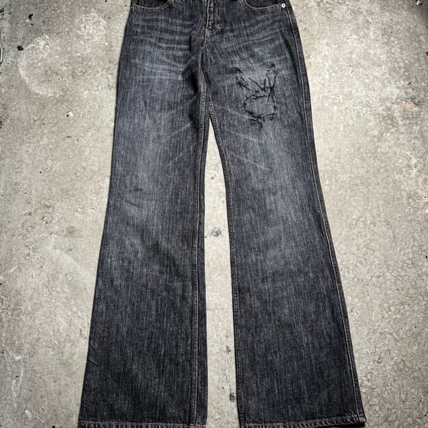 PLAYBOY - Boot-cut Denim Pants