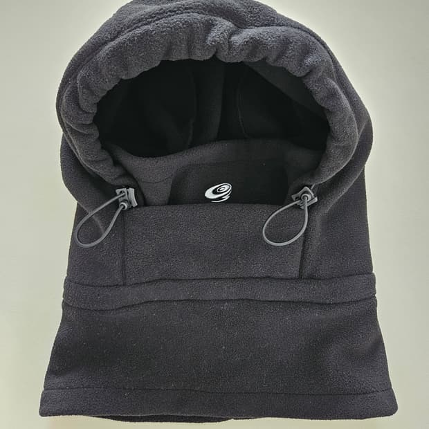 글랙 GC026 슈레더 플리스 후드 바라클라바 블랙