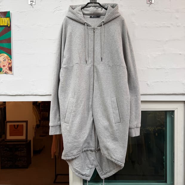 Alexander Wang 후드 집업 코트 그레이 S