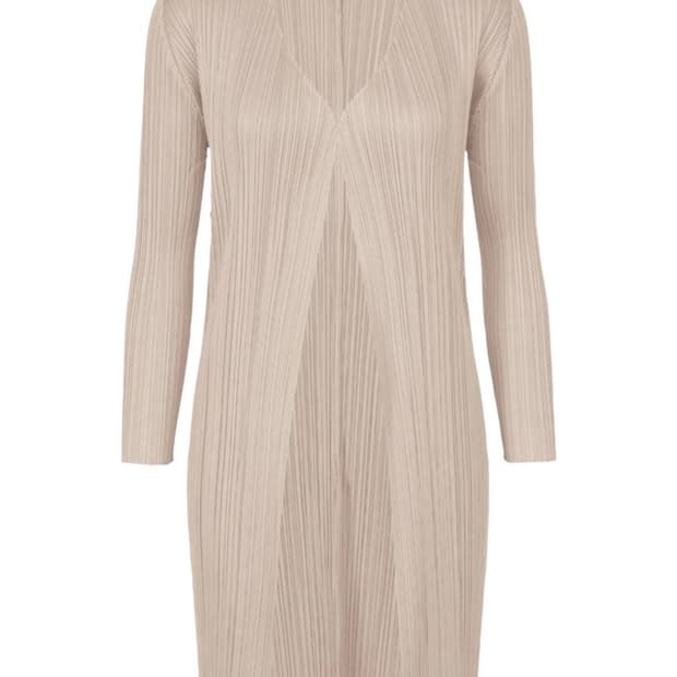 플리츠플리즈 뉴컬러플 베이직 4 미디 가디건