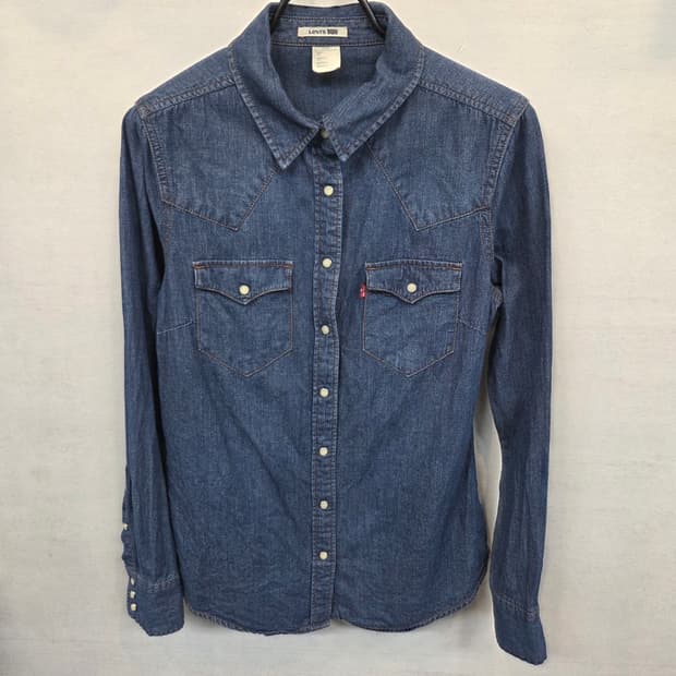리바이스 올드스쿨 빈티지 웨스턴 데님셔츠 긴팔 sp