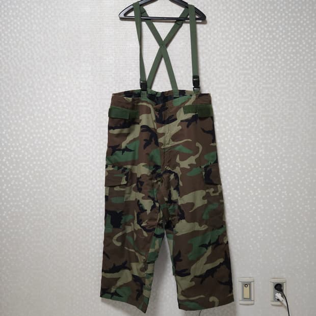 미군 밀리터리 방호복 멜빵 바지
