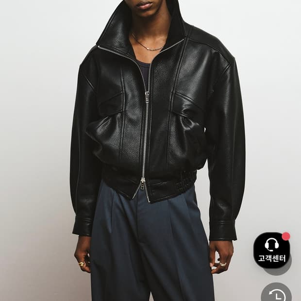 노이어 고트스킨 레더 가죽자켓 50사이즈