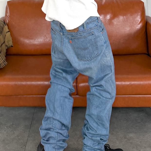 리바이스 505 오렌지탭