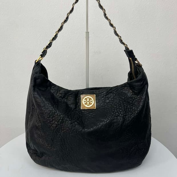 토리버치 가죽 엠보싱 체인 숄더 호보백 토트백