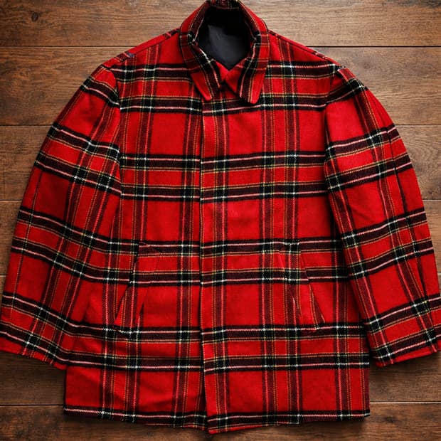 60~70's 펜들턴 리버시블 울 체크 자켓 100~105