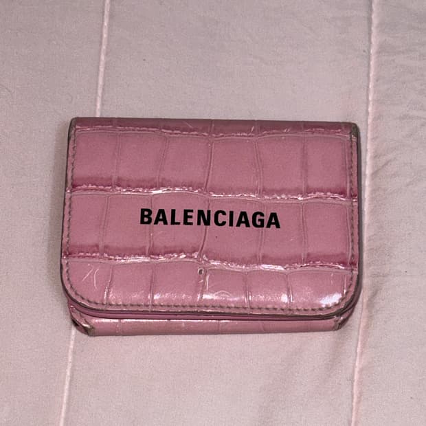 발렌시아가 핑크 미니지갑