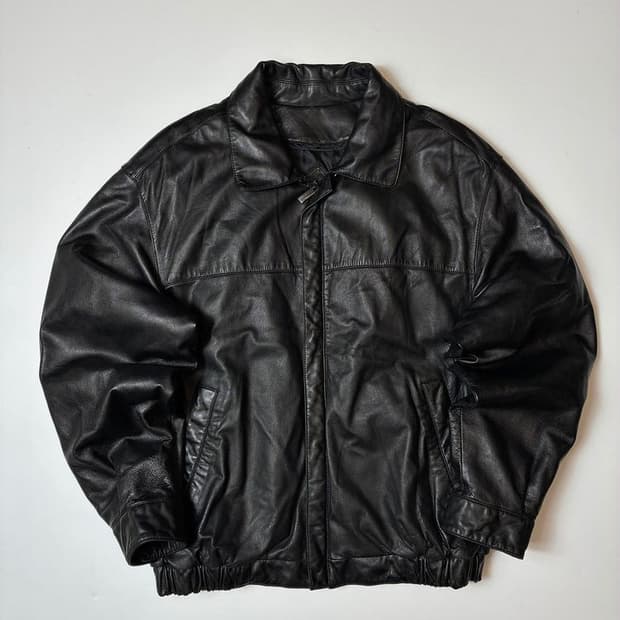 Selected 00's 빈티지 양가죽 봄버 자켓 PN9316