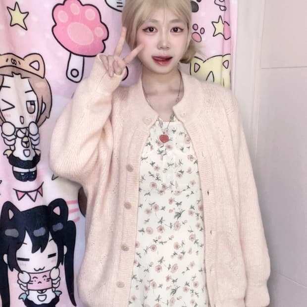 핑크 모리걸 빈티지 세트