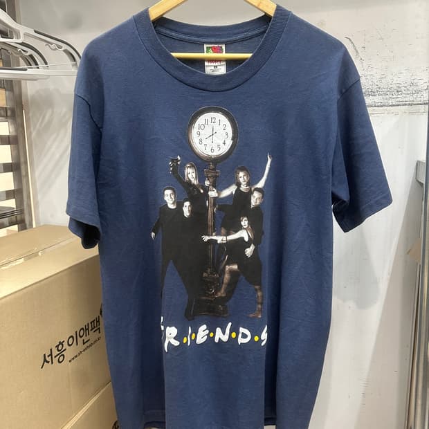 90s 빈티지 friends 프렌즈 티셔츠 L