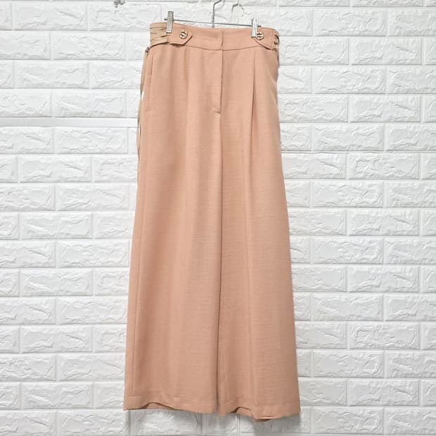 택포//  21s 한섬 오즈세컨와이드 핀턱 팬츠 27인치 ecg