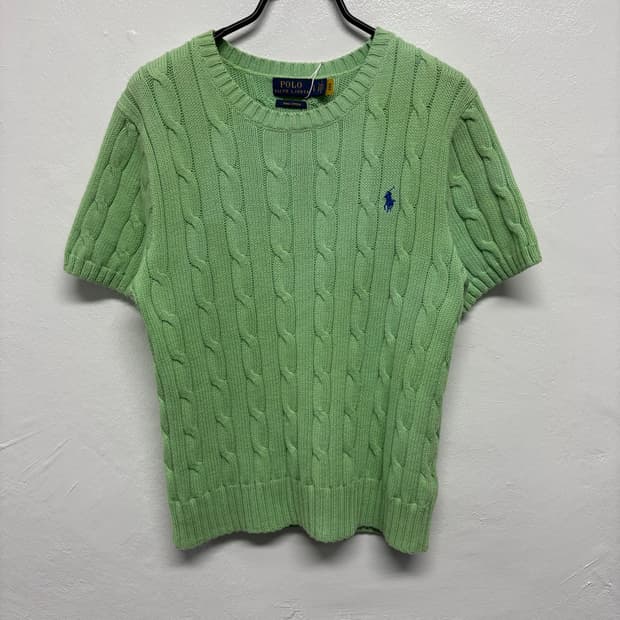 폴로 랄프로렌 케이블 반팔 니트 2