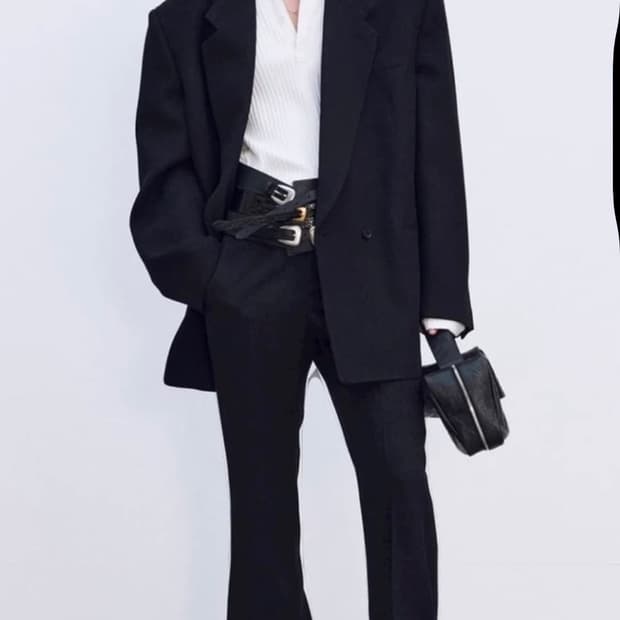 RECTO 24ss 그루브 오버사이즈 테일러드 셋업 S