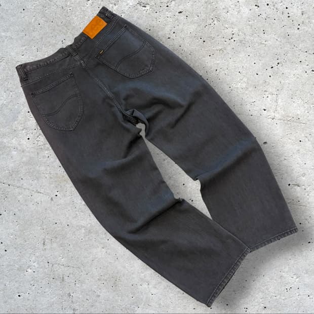 [34] Lee 리 블랙 와이드 데님 팬츠 D857
