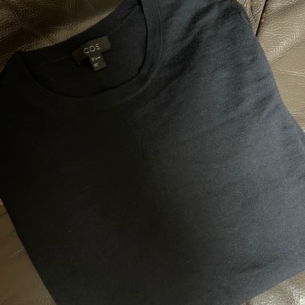 코스 네이비 니트 슬림 l사이즈