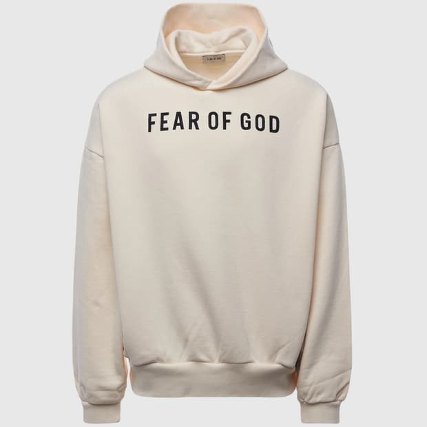 피어오브갓 텍스트 로고 후디