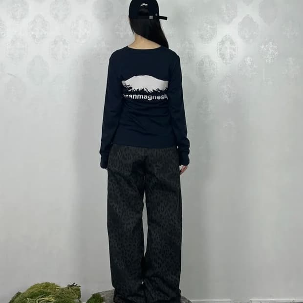 탄산마그네슘 롱슬리브 네이비